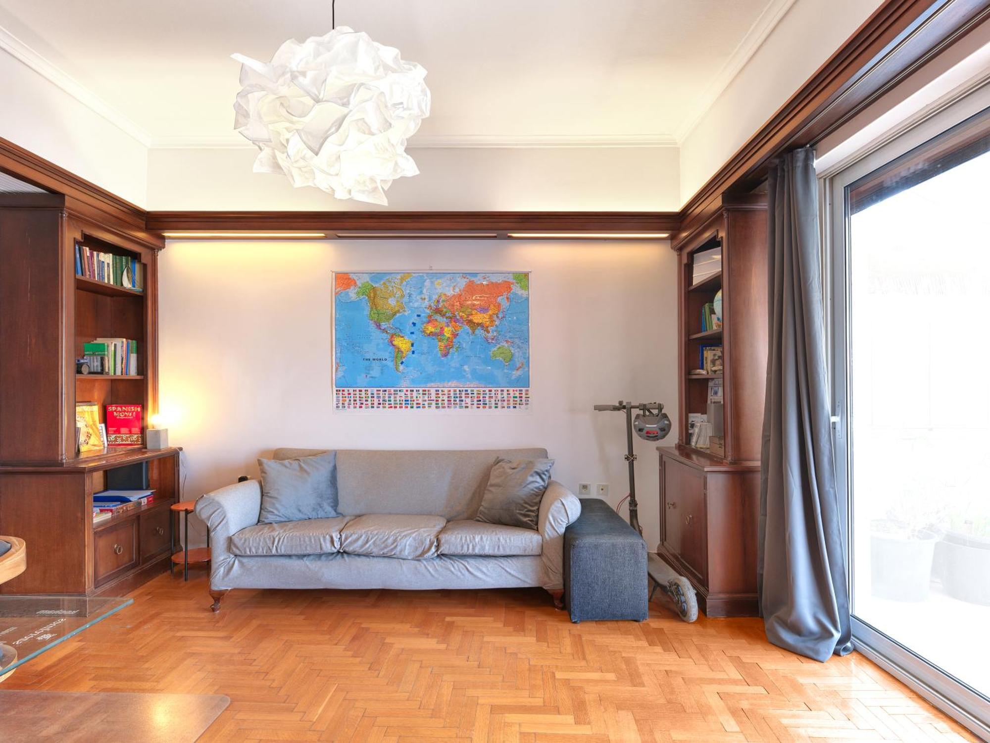 Central Pagrati Apartment With Park View Balcony - Opp Pangrati Grove Aten Exteriör bild